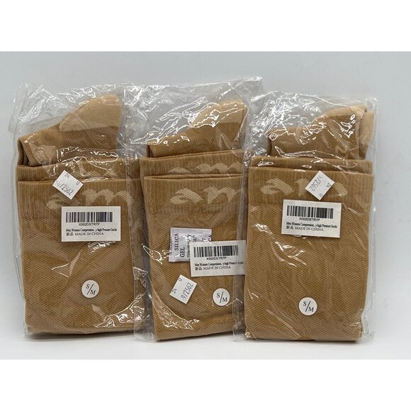 Men Women Compression High Pressure Socks Breathable Moisture Wicking Medical Su - Picture 1 of 5